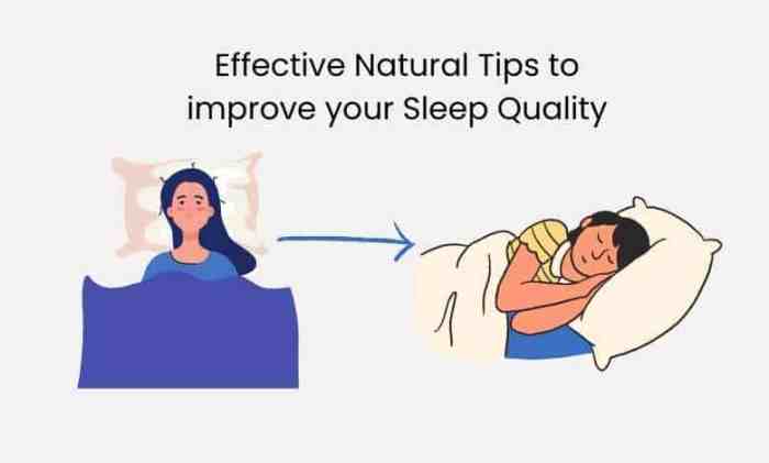 How to improve sleep quality naturally